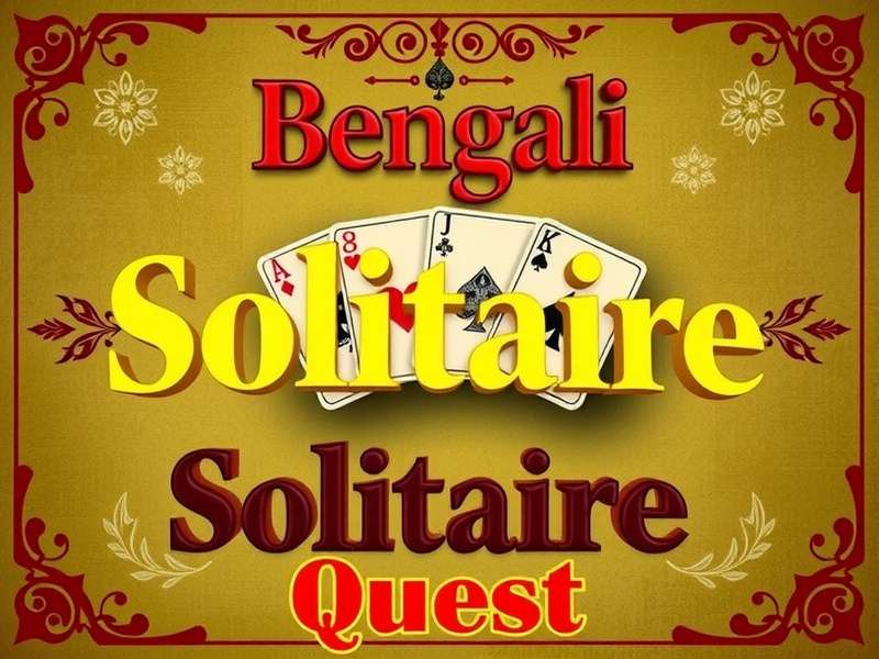 Bengali Solitaire Quest game cover featuring traditional Indian card design